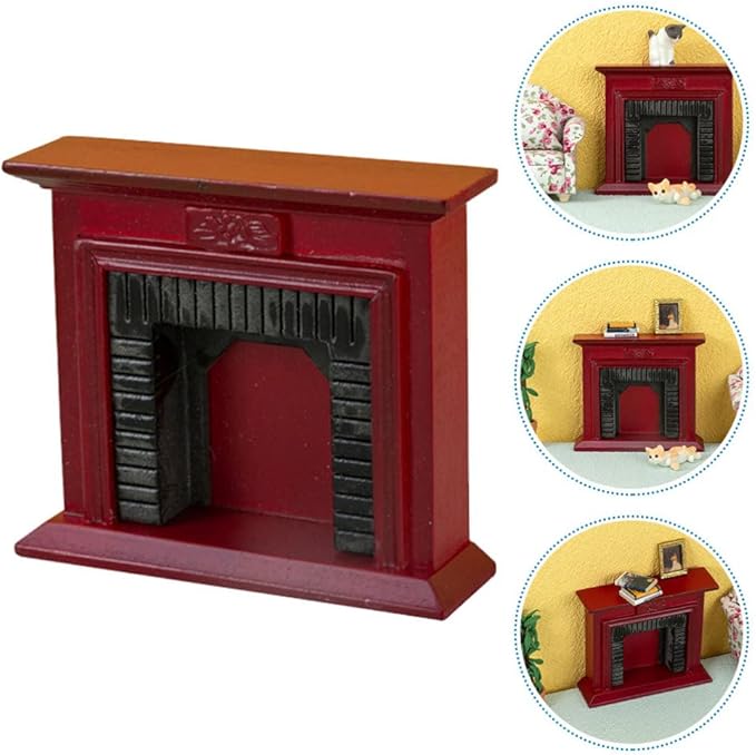 ABOOFAN Mini House Furniture 1/6 Scale Dollhouse Decoration Cabinet Lightweight Realistic Micro Landscape Adornment for Doll House Accessories