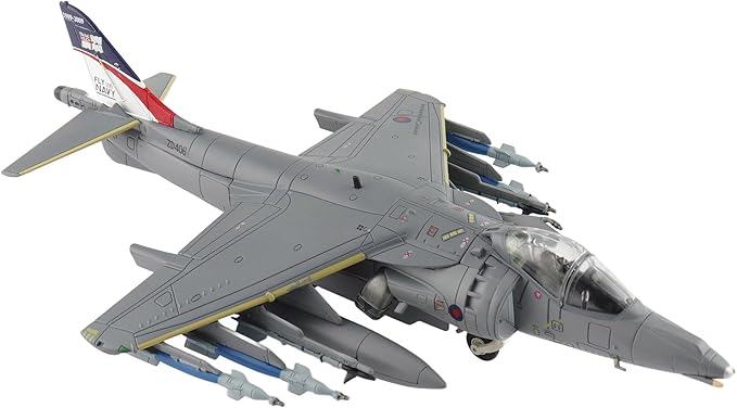 Hobby Master | 1:72 Scale Diecast Military Aircraft Replica | Harrier GR.9 ZD406, Royal Navy Strike Wing, RAF Station Cottesmore, 2009 | Model HA2652
