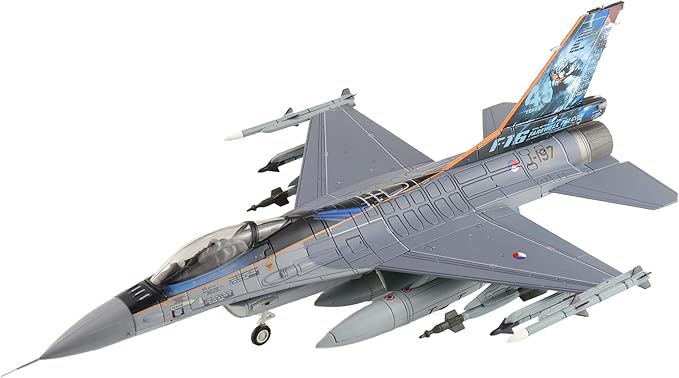 Hobby Master | 1:72 Scale Diecast Military Aircraft Replica | F-16AM J-197, RNLAF, 2024 "Final Flight | Model HA38054