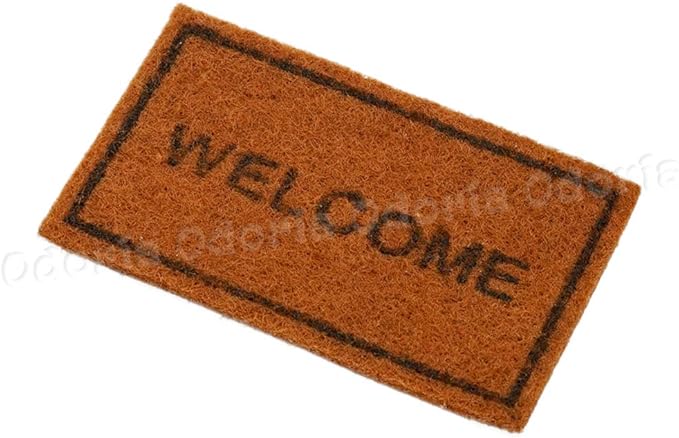 Odoria 1/12 Miniature Welcome Mats Doormat Dollhouse Decoration Accessories