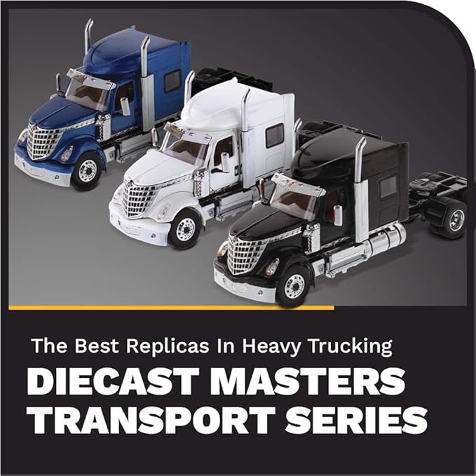 International Lonestar Sleeper Cab Truck Tractor Black 1/50 Diecast Model by Diecast Masters 71023