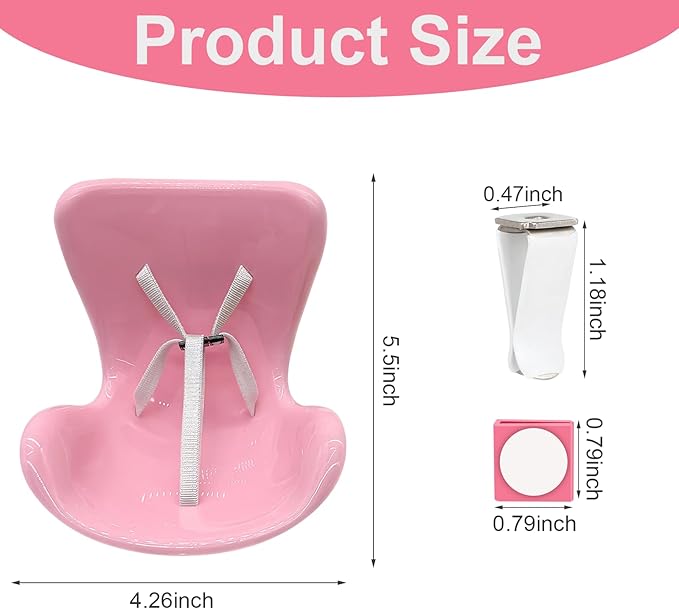 Mini Sofa Display Stand for Dolls,Secure Car Vent Clip Mount for 10-17cm Figures,Premium Collectible for Accessories, for Car Decoration Lovers
