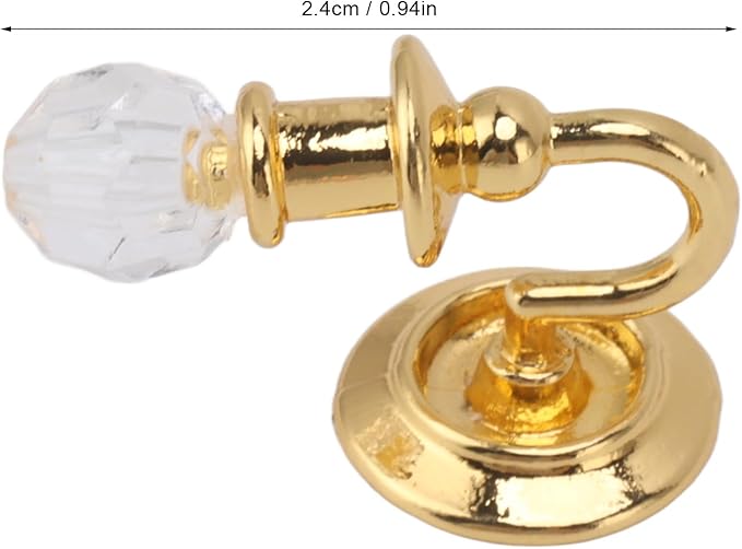 TOPINCN Vintage Green Miniature Dollhouse Wall Lamp, Delicate Cute Alloy Plastic Mini Lamp with Detailed Design, for 1:12 Doll House Bedroom Living Room Decoration