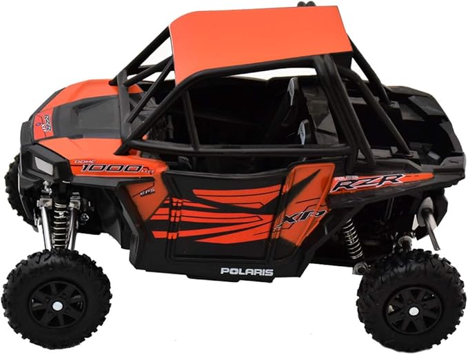 Newray Polaris RZR XP 1000 Bike ATV Dirt Rider 1/18 Scale Pre-Built Model Vehicle Orange