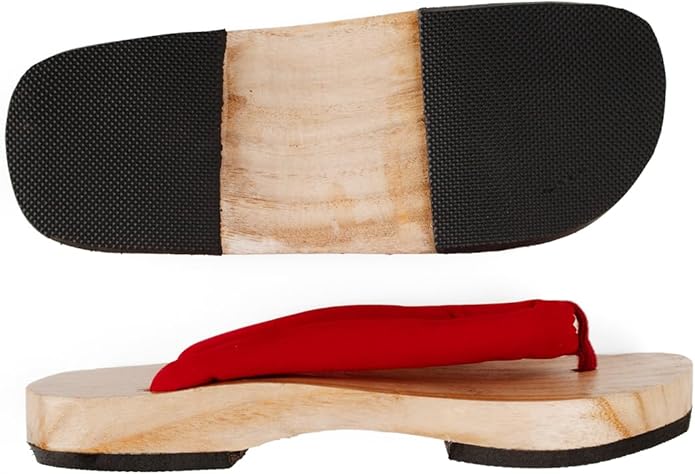Cutey May Japanese Wooden Clogs Geta Slippers