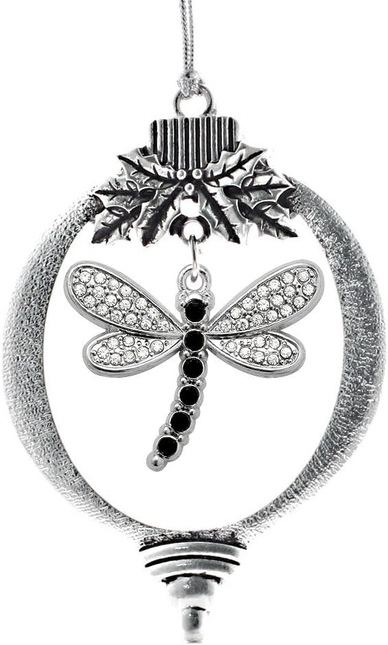 Inspired Silver - Dragonfly - Silver Christmas Ornament - Unique Charm Christmas Tree Ornament - Holiday Hanging Decoration