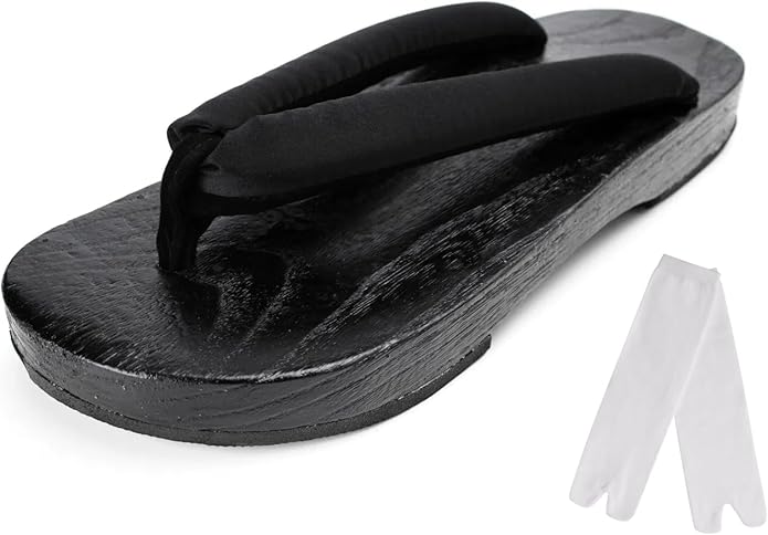 Cutey May Japanese Wooden Clogs Geta Slippers
