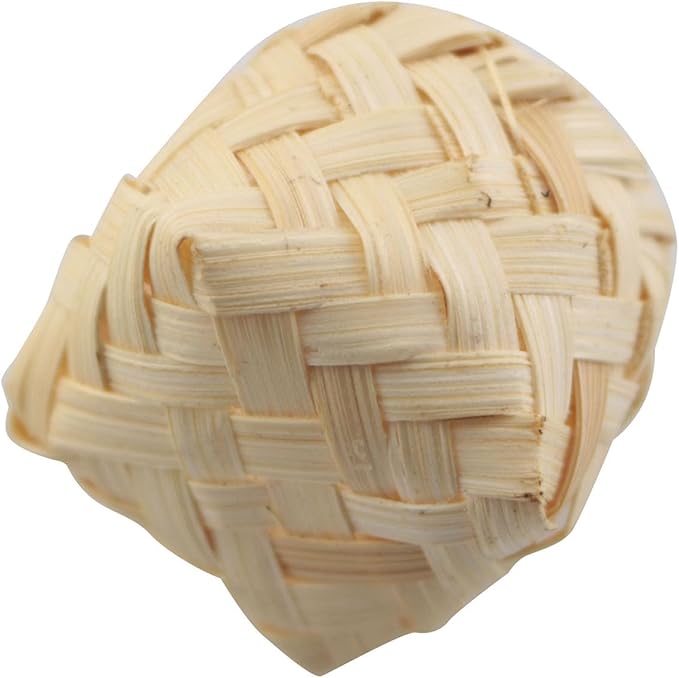 TAODAN Miniature Bamboo Basin 3x2.5cm Toy Accessories Suitable for Bedroom/Dining Room/Study/Outdoor Micro Scene Decoration