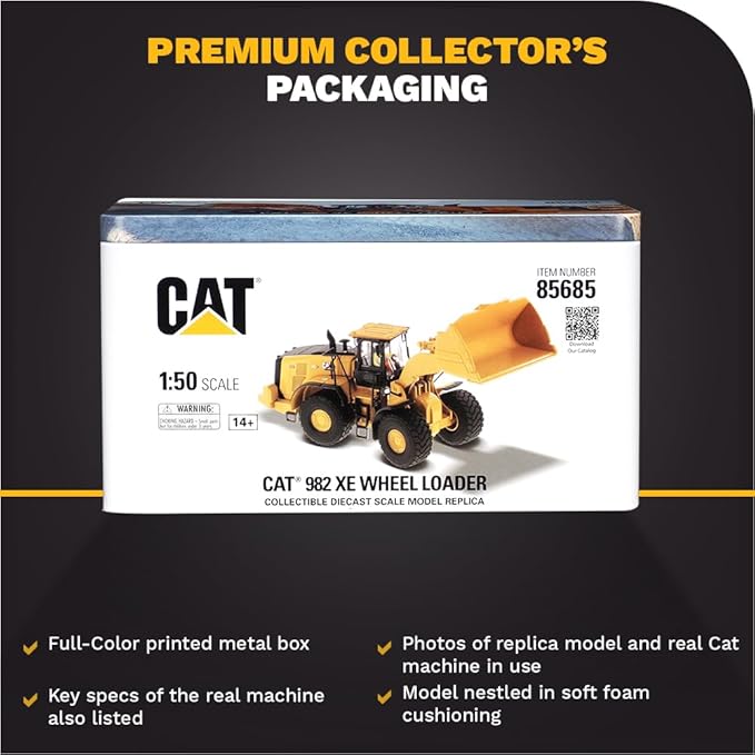 1:50 Cat 980 Wheel Loader - High Line Series by Diecast Masters - 85684