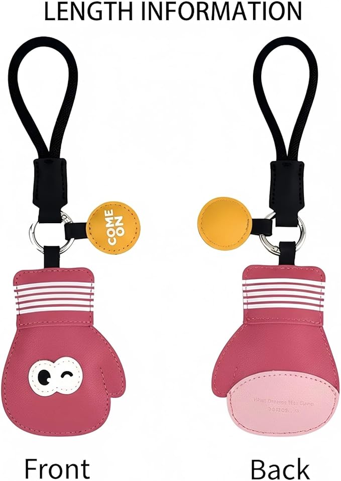 MemeChic Table Tennis Paddle Keychain ，Mini PU Leather Ping Pong Bag Racket Bag Backpack Charm & Car Keychain Holder, Unique Sporty Keychains Gift for Men Women