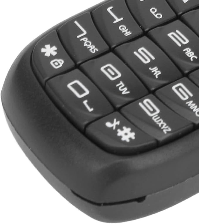 GOWENIC BM70 Mini Smartphone, 2G Unlocked Small Mobile Phone with 0.66 Inch Screen Dual SIM Card Dual Standby, Bluetooth Music Player, Backup Phone Low Radiation (Black)