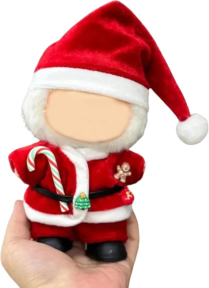17cm Doll Christmas Clothes(NO Doll), Cute Dolls Outfit Accessories, Small Kawaii Clothes Set for Dolls, for Women and Girls(Style 3)