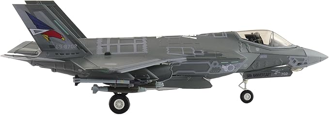 Hobby Master | 1:72 Scale Diecast Military Aircraft Replica | F-35A Lightning II 69-8702, 302nd FS, JASDF (w/Painted RAM Panels) | Model HA4443