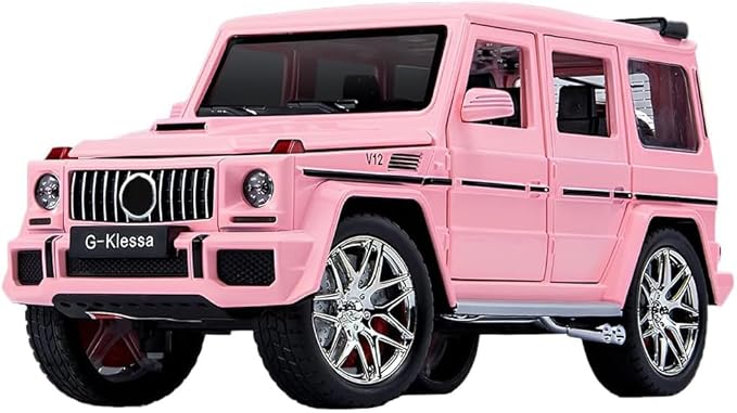 EROCK 1/24 Die-Cast Car Model Collectible Benz G63 AMG Model Car with Lights and Sound, Alloy Pull Back Toy car Toy Vehicle for Adult Boys Girls Gift