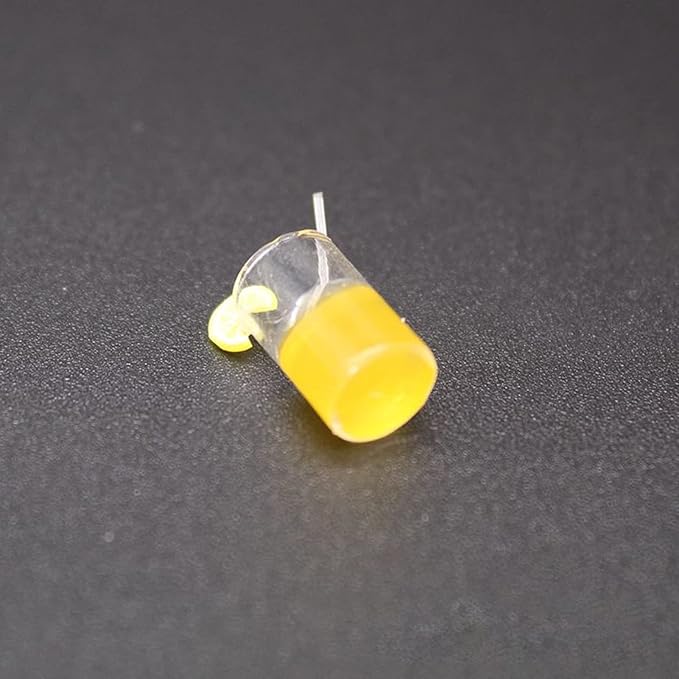 LBEC Miniature Lemonade Glasses, Resin Pack of 20 Dollhouse Lemonade Glasses for Decoration