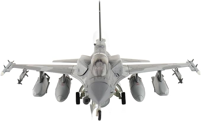 Hobby Master | 1:72 Scale Diecast Military Aircraft Replica | F-16D Polish Air Force Red Flag 4087, 31. Baza Lotnictwa Taktycznego, Alaska, June 2012 | Model HA38041