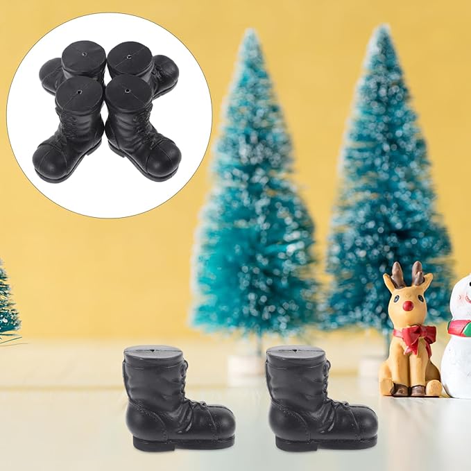 IMIKEYA Santa Boots Decor 10PCS Christmas Santa Accessories for Party Favors DIY