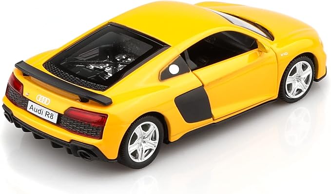 1/36 Scale Audi R8 Diecast Model Cars,Pull Back Vehicles Toy Cars,Cars Gifts for Boys Girls