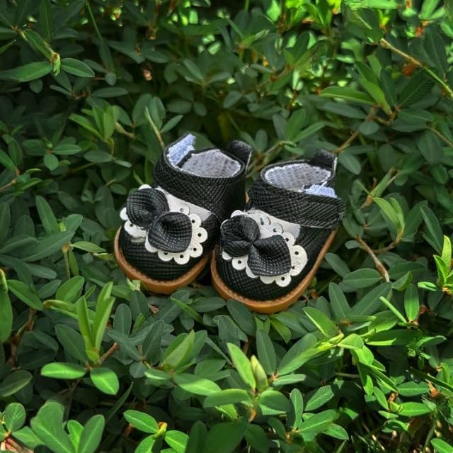 Compatible with Labubu Doll Shoes for 17cm Doll,Shoes Used for Labubu Accessories(GZA-Black)