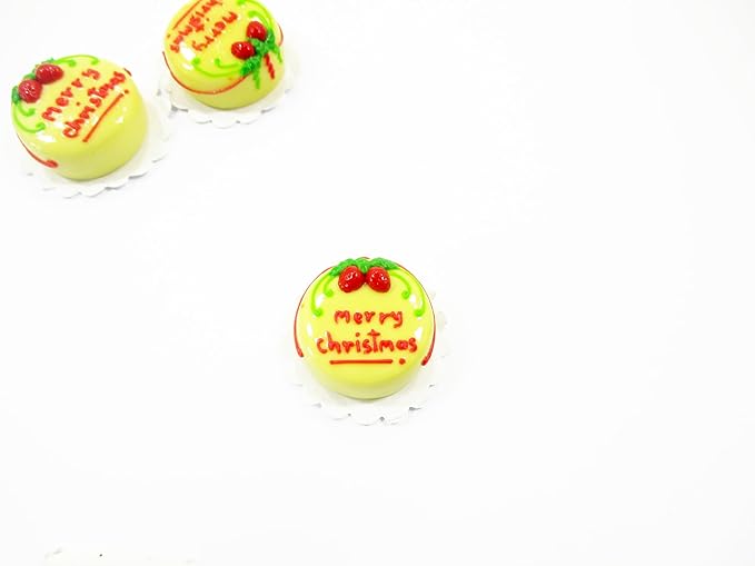 Dollhouse Food Supply 1 Cake 2 cm Christmas Seasonal Dollhouse Miniature 14930