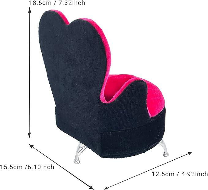 Yikko 1/6 Sofa Cushions for Dollhouse Living Room or Bedroom Decor, 12inch Dolls Accessories, Furniture for Blythe-Doll, Gift and Women Jewelry Box(A36-307H)