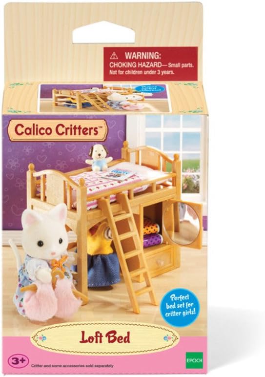 Calico Critters Loft Bed - Create a Cozy and Fun Space for Your Critters to Sleep!