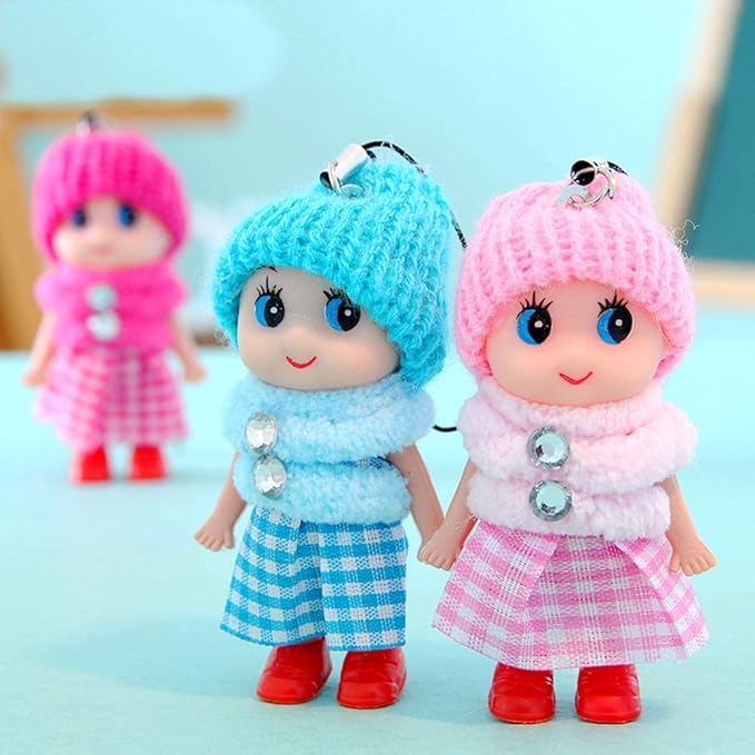 Sealive 6 PCS Small Dolls Girls - 3 Inch Fashion Dollhouse Dolls Princess - Mini Doll Surprise Gift For Kids- Little Dolls Decoration Accessories Wearing Miniature Clothes & Shoes Outfit Toys For Girl