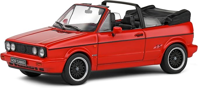 Solido 1:43 Volkswagen Golf MKI Convertible SPORTLINE RED 1992