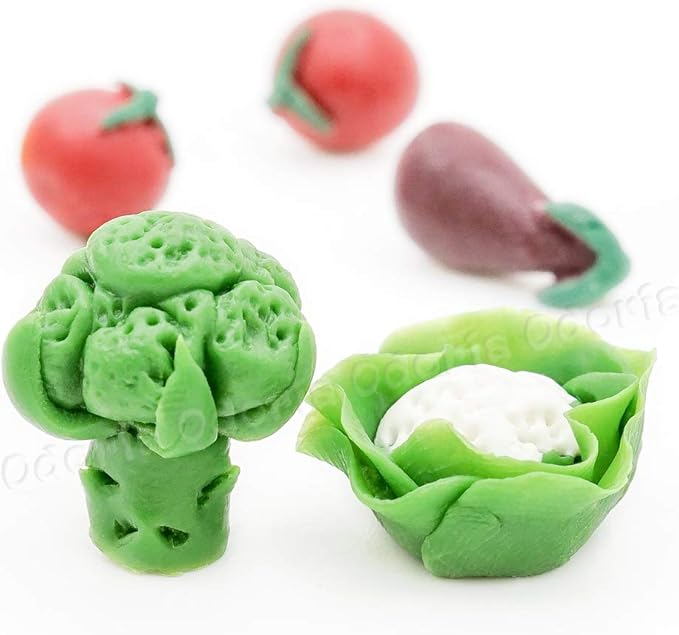 Odoria 1/12 Miniature Fruits and Vegetables Dollhouse Decoration Accessories