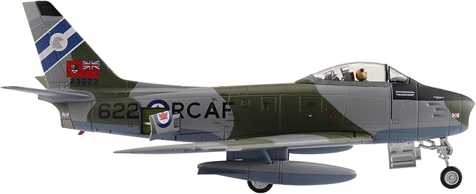 Hobby Master | 1:72 Scale Diecast Military Aircraft Replica | Sabre Mk. 6 23622, 430 Squadron, RCAF, 1950s | Model HA4326