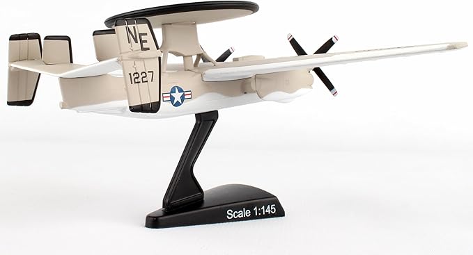 Daron Worldwide Trading Postage Stamp USN E-2C Hawkeye 1/145 Vaw-116 Sun K Airplane Model