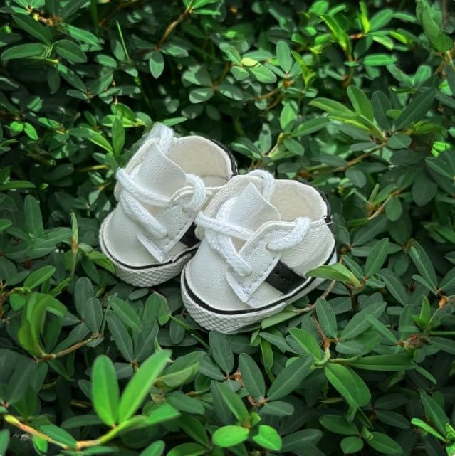 Compatible with Labubu Doll Shoes for 17cm Doll,Shoes Used for Labubu Accessories (YD-White)