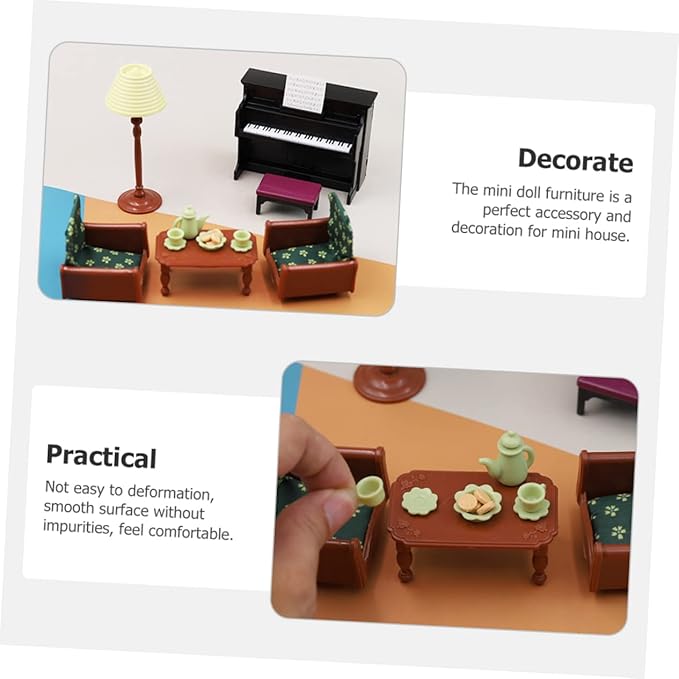 SUPVOX 1set Miniature Dollhouse Furniture Realistic of Wear-Resistant Decor for Mini Houses Accessory for Dollhouse Landscaping and Scene Layout