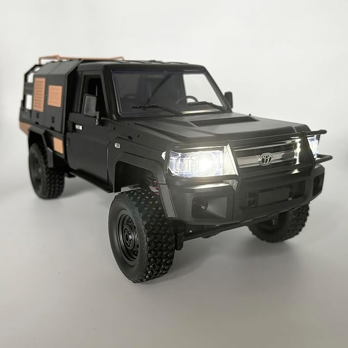 RC Rock Crawler RC Truck 4x4 1/12 Scale Remote Control Crawler MN82S Toyota Land Cruiser Off Road Vehicle All Terrain Proportional Throttle Steering 280 Motor Upgraded Chassis Adult