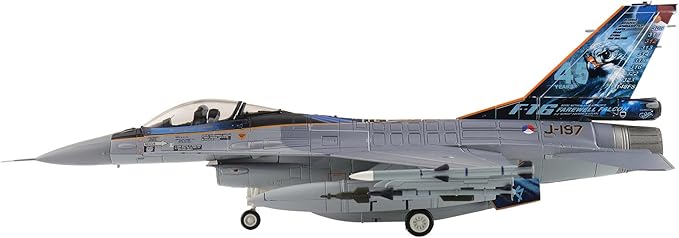 Hobby Master | 1:72 Scale Diecast Military Aircraft Replica | F-16AM J-197, RNLAF, 2024 "Final Flight | Model HA38054