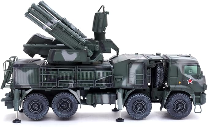 Panzerkampf | 1:72 Scale Military Diecast | Pantsir-S1 Ru Air Defense Weapon System | Tri-Colour Camouflage | Model 12216PA