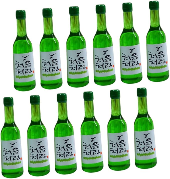 CHICAMPERA 12pcs Miniature Wine Bottles Decor Mini Rice Wine Bottles for Dollhouse Micro Landscape