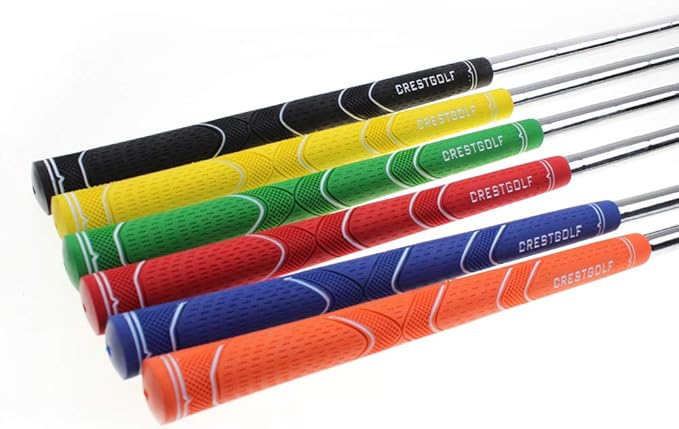 Crestgolf 6pcs Two Way Junior Golf Putter Kids Putter Both Left and Right Handed Easily Use 5 Sizes for Ages 3-5 6-8 9-12 13-15 Adult