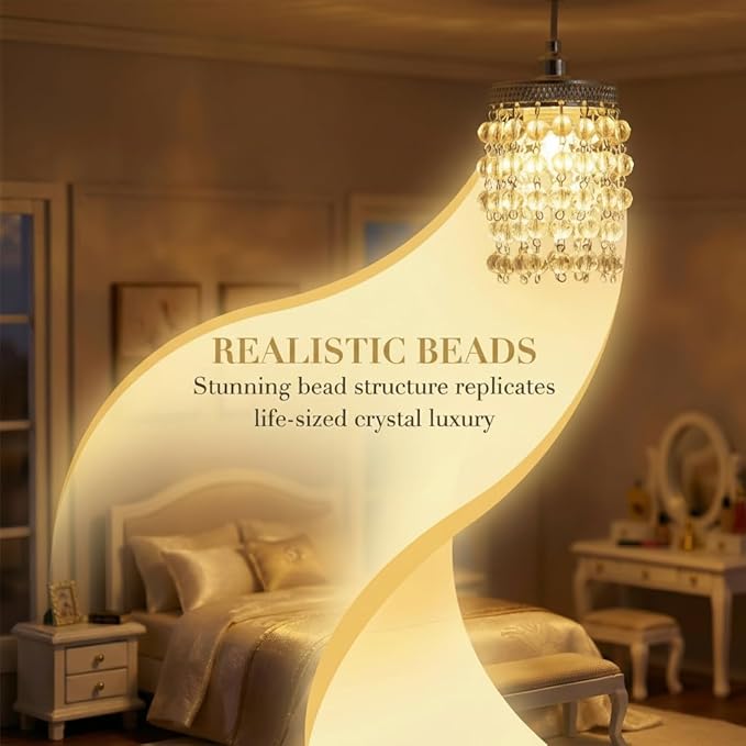 TOYANDONA Dollhouse Lights: Miniature Dollhouse Ceiling Lights - Vintage Hanging Lamp for Doll House Decoration - Simulation Furniture Accessories