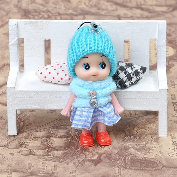 Sealive 6 PCS Small Dolls Girls - 3 Inch Fashion Dollhouse Dolls Princess - Mini Doll Surprise Gift For Kids- Little Dolls Decoration Accessories Wearing Miniature Clothes & Shoes Outfit Toys For Girl