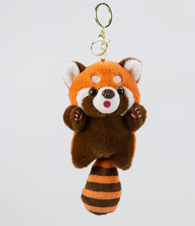 WEIGANGFANG Cute Red Panda Keychains Kawaii Accessories Decorative Pendants for Backpacks Valentine's Day Gifts for Women (Ailurus Fulgens)