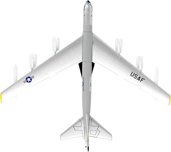 Daron Worldwide Trading Postage Stamp USAF B-52 Stratofortress 1/300 Silve Airplane Model,unisex-children