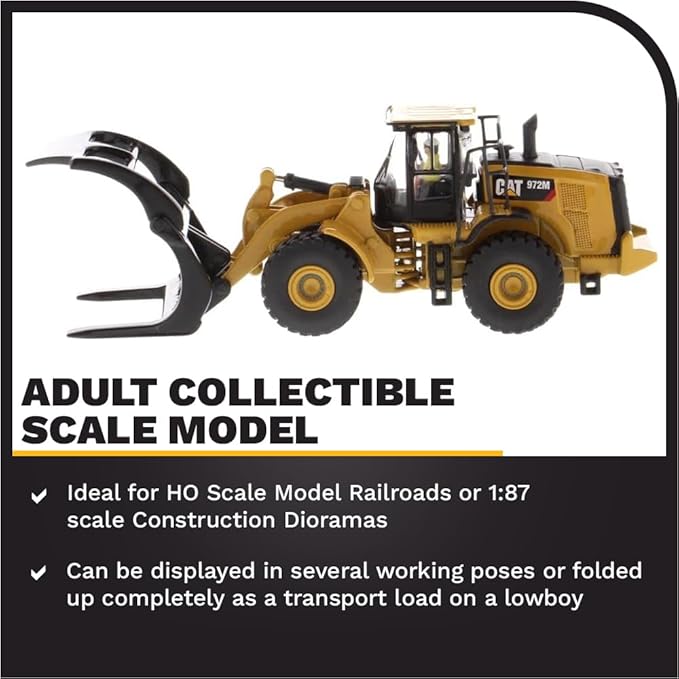 Diecast Masters 1/87 Caterpillar 972M Wheel Loader HO Series Vehicle 85949