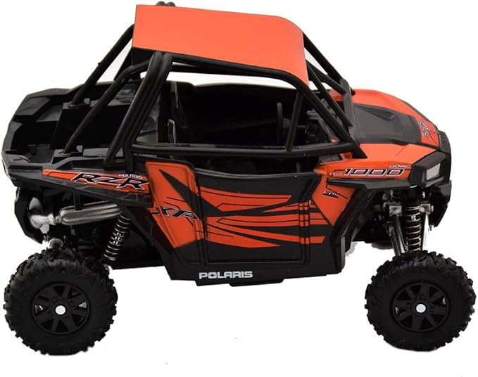 Newray Polaris RZR XP 1000 Bike ATV Dirt Rider 1/18 Scale Pre-Built Model Vehicle Orange