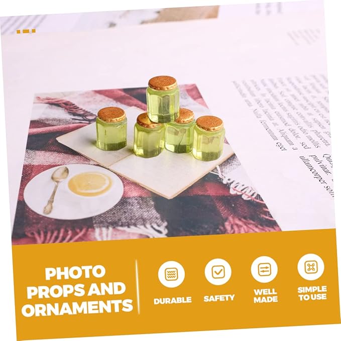 Healifty 30Pcs Mini Decorations for Dollhouse Cute House Accessories for DIY Crafting Candy Can Models for Unique Room Decor