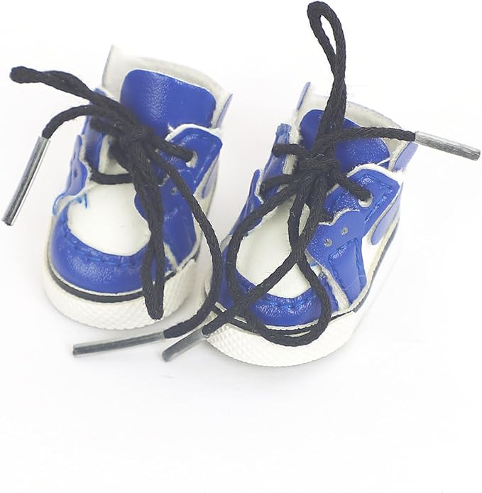 Compatible with Labubu Doll Shoes for 17cm Doll,Shoes Used for Labubu Accessories (N-Bule)