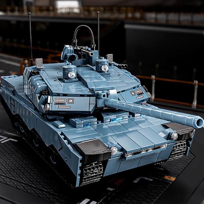 RC Abrams-X Military WW2 Heavy Tank Building Set, Remote Control Army Panzer Brick Set for Adults, Collectible Army Military Vehicles Tank Toy with Instructions 2116 PCS