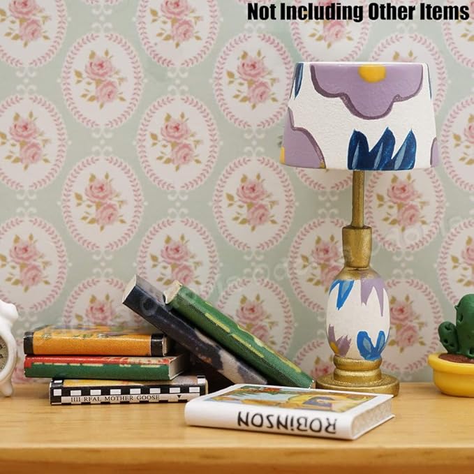Odoria 1/12 Miniature Books 6Pcs Dollhouse Decoration Accessories