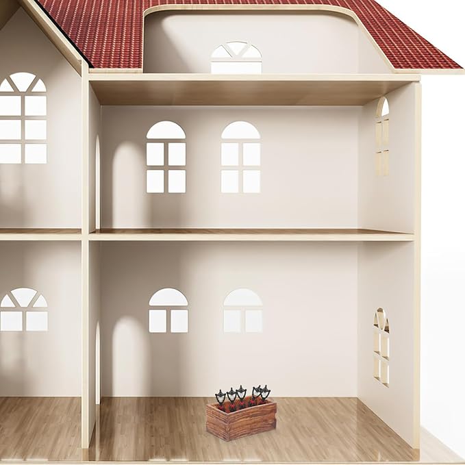 BESPORTBLE 12pcs Miniature Dollhouse Crates Realistic Storage Boxes for Scene Decoration Craft Projects and Photography Props for Mini House Layouts and