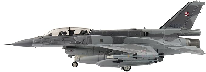 Hobby Master | 1:72 Scale Diecast Military Aircraft Replica | F-16D Polish Air Force Red Flag 4087, 31. Baza Lotnictwa Taktycznego, Alaska, June 2012 | Model HA38041